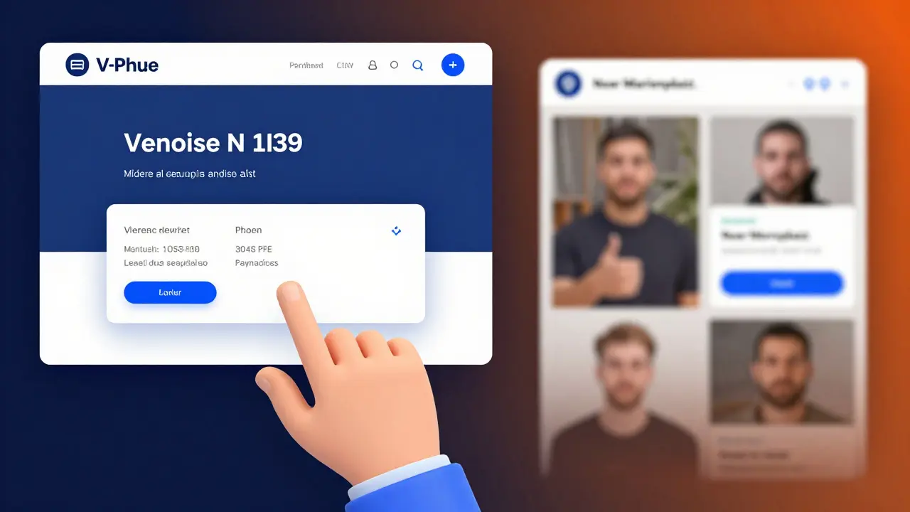 A split-screen comparison: a professional escort website versus a scam ad, highlighting safety and deception.